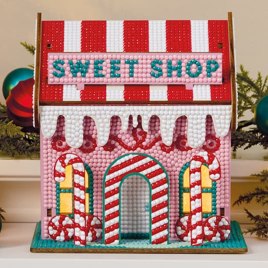 Michaels, LED Light-up 3D Candy House Diamond Art Kit by Make Market® – Category: Diamond Painting Kits